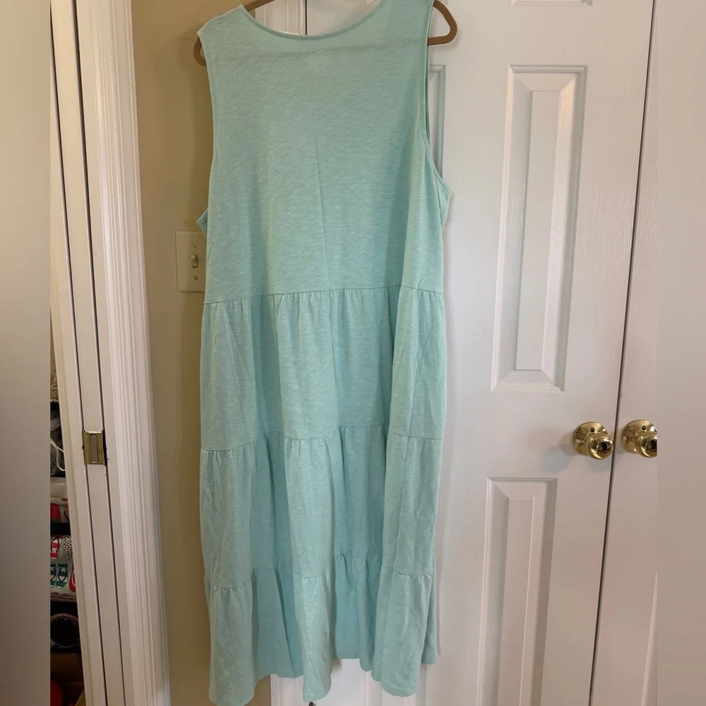 Denim&Co Blue Maxi Dress - Picture 3 of 3